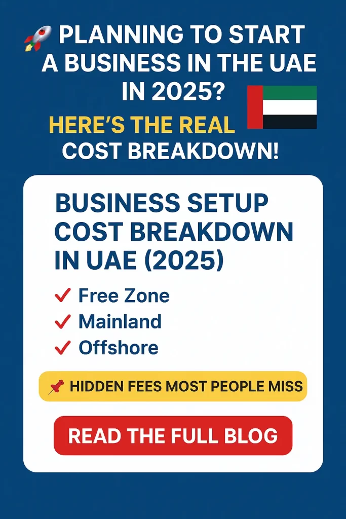 Business Setup Cost for UAE